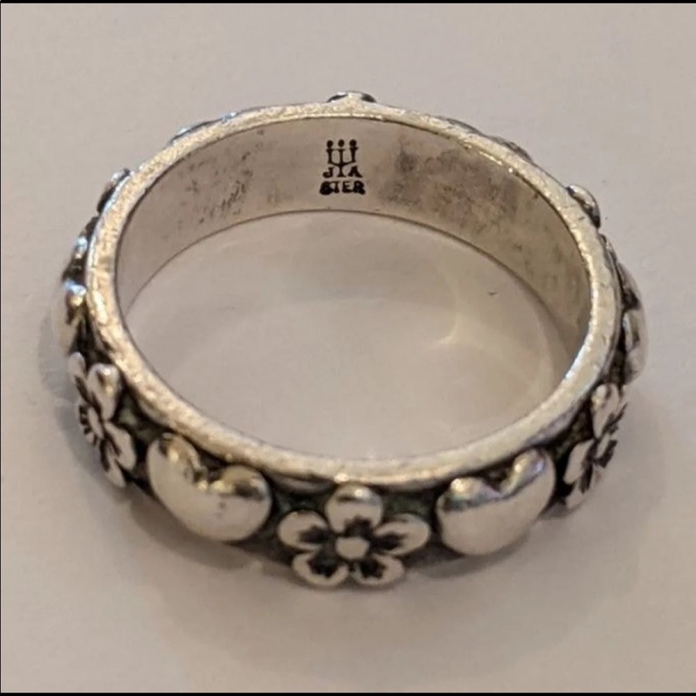 James Avery Sterling Silver Hearts & Flowers Ring